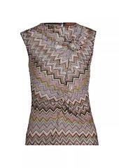 Missoni ZigZag Gathered O-Ring Top