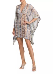 Missoni Zigzag Knit Caftan Cover-Up Dress