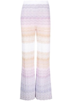 Missoni zigzag knitted trousers