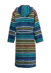 Missoni Warner zigzag-pattern bathrobe