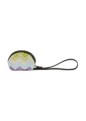 Missoni zigzag-pattern coin case