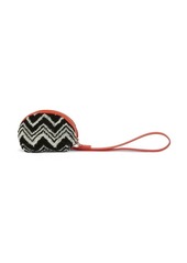 Missoni zigzag-pattern coin case