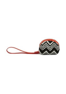 Missoni zigzag-pattern coin case