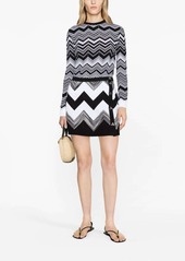 Missoni zigzag-pattern high-waisted skirt