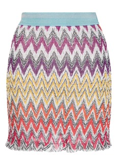 Missoni zigzag-print beach skirt