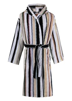 Missoni zigzag-print cotton bathrobe