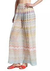 Missoni ZigZag Slit Beach Cover-Up Pants