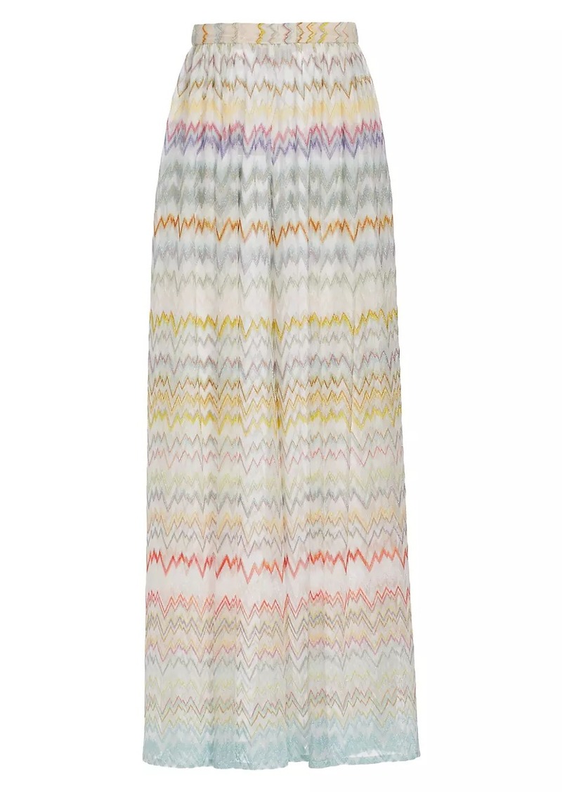 Missoni ZigZag Slit Beach Cover-Up Pants