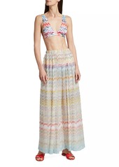 Missoni ZigZag Slit Beach Cover-Up Pants