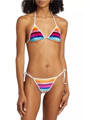 Missoni Zigzag Velvet String Bikini