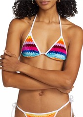 Missoni Zigzag Velvet String Bikini