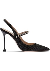 Miu Miu 105mm crystal-embellished satin pumps