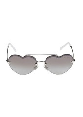 Miu Miu 62MM Heart Sunglasses
