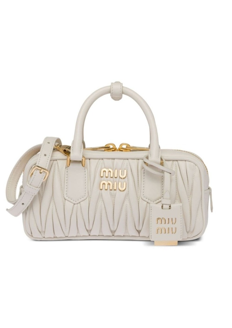 Miu Miu Arcadie matelassé nappa leather bag