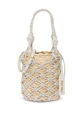 Miu Miu braided-handle bucket bag