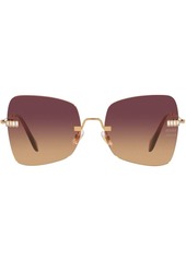 Miu Miu butterfly frame sunglasses