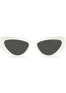 Miu Miu cat-eye frame logo-lettering sunglasses