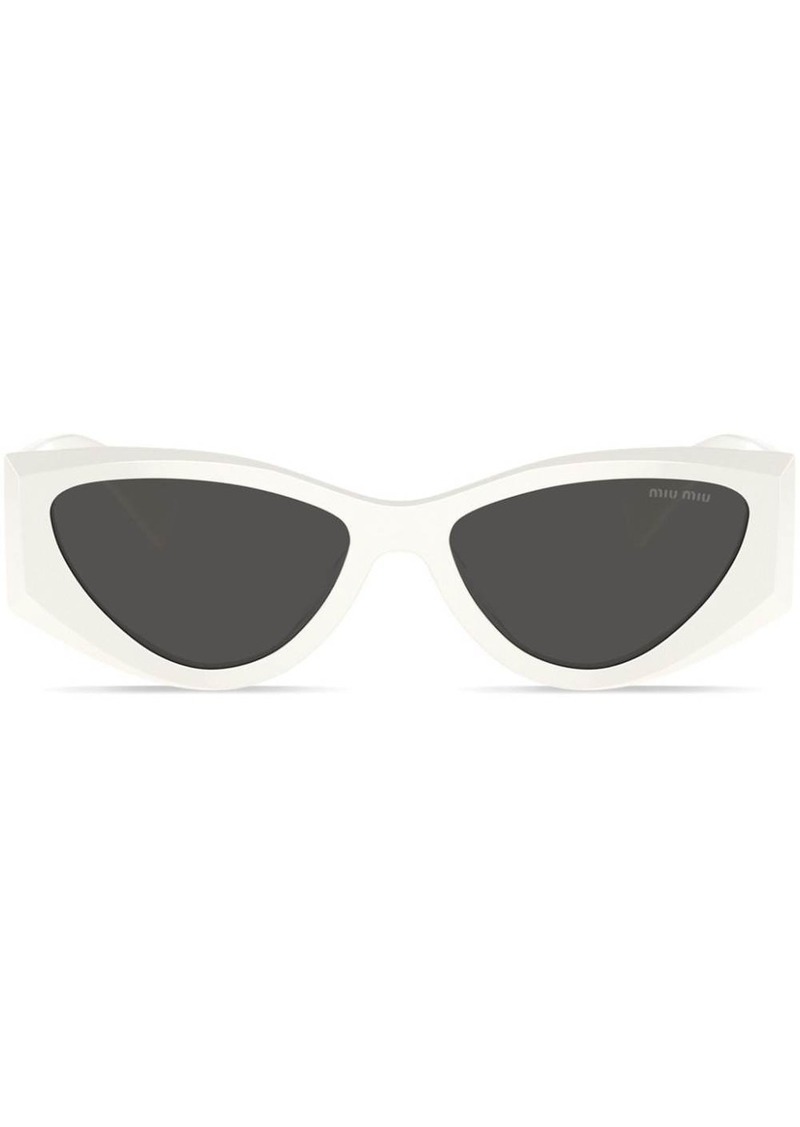 Miu Miu cat-eye frame logo-lettering sunglasses
