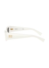 Miu Miu cat-eye frame logo-lettering sunglasses