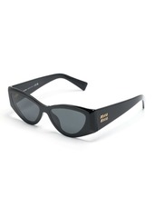 Miu Miu cat-eye frame logo sunglasses