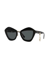 Miu Miu Charms geometric-frame sunglasses