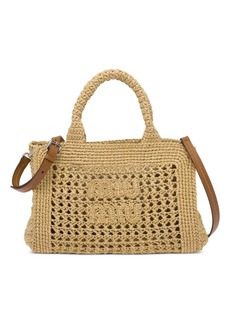 Miu Miu crochet-knit tote bag