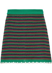 Miu Miu crocheted A-line skirt