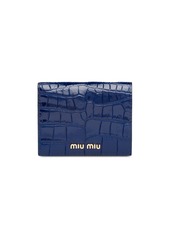 Miu Miu crocodile-effect wallet