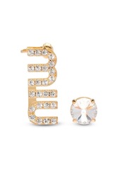 Miu Miu crystal-embellished stud earrings