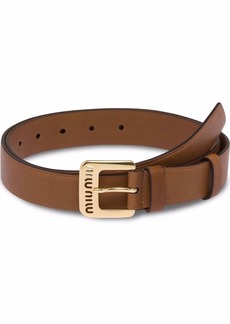 Miu Miu cut-out logo leather belt