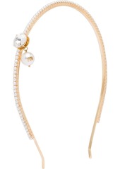 Miu Miu faux-pearl embellished headband