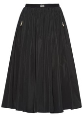 Miu Miu Full technical-silk skirt