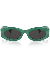 Miu Miu Glimpse oval-frame sunglasses