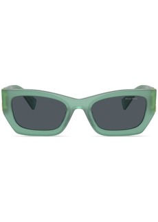 Miu Miu Glimpse rectangle-frame tinted sunglasses