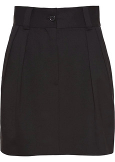 Miu Miu grain-de-poudre mini skirt