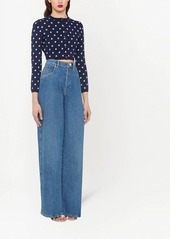 Miu Miu high-waist wide-leg jeans