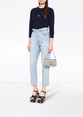 Miu Miu high-waisted straight-leg jeans