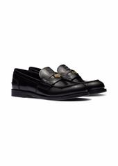 Miu Miu leather penny loafers