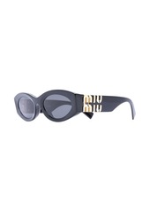 Miu Miu logo-detail cat-eye sunglasses