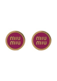 Miu Miu logo-lettering studs