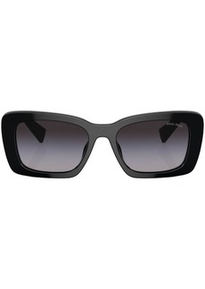 Miu Miu logo-plaque square-frame sunglasses