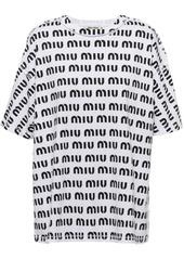 Miu Miu logo-print cotton T-shirt
