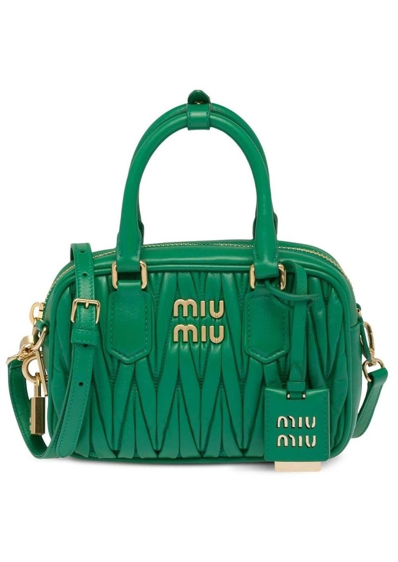 Miu Miu matelassé crossbody bag