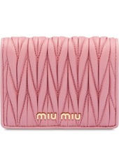 Miu Miu matelassé leather wallet