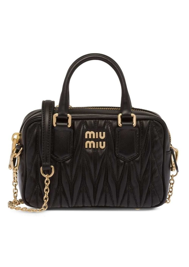 Miu Miu Matelassé mini tote bag