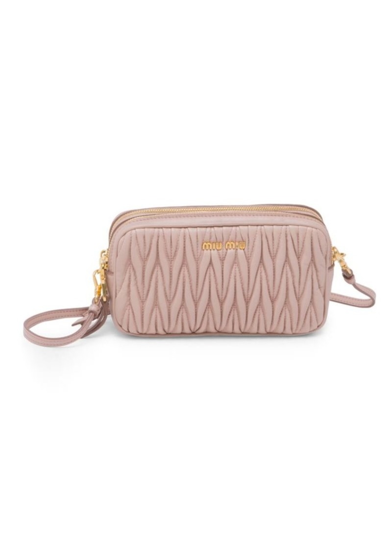 miu miu matelasse crossbody