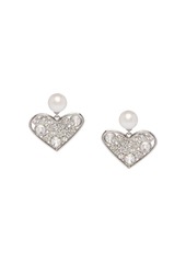 Miu Miu Micro Jewel heart earrings
