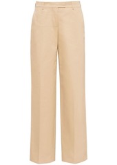 Miu Miu mid-rise straight leg chino trousers