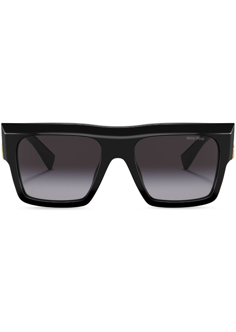 Miu Miu Miu Glimpse logo-lettering sunglasses