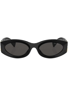 Miu Miu Miu Glimpse oval-frame sunglasses